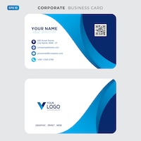 Modern professional business card