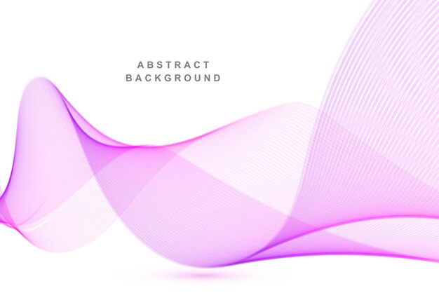 Free vector modern purple business flowing wave background