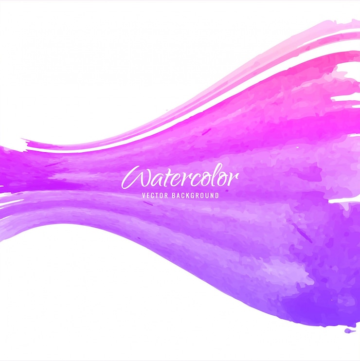 Free Vector modern purple watercolor background