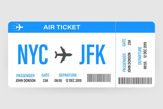 Download Airplane Ticket Images Free Vectors Stock Photos Psd