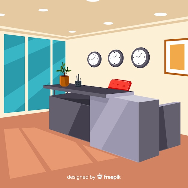 Free vector modern reception composition