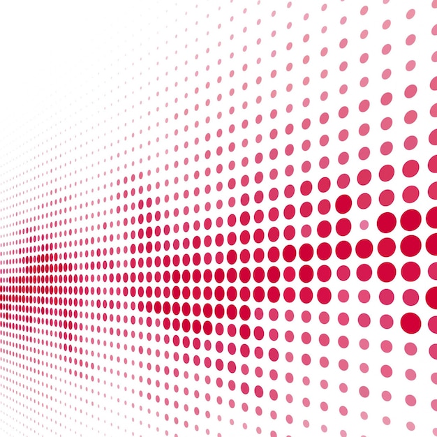 Modern red halftone background