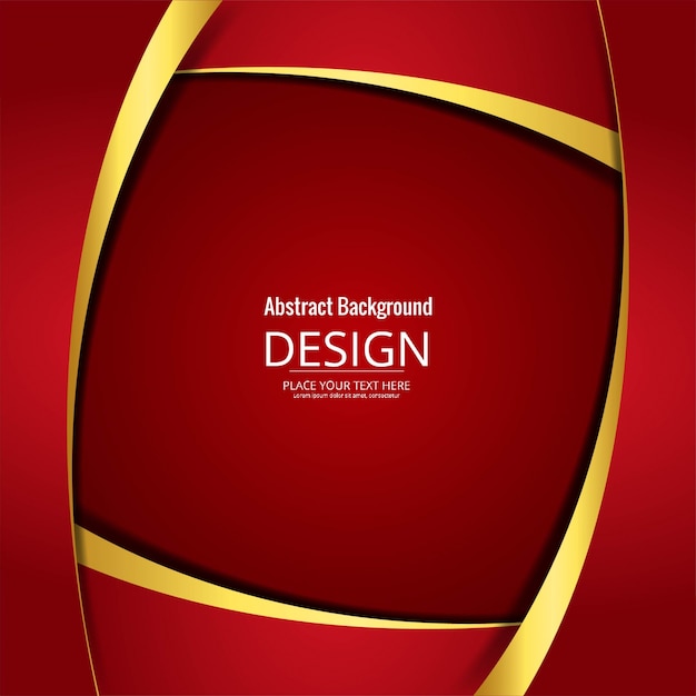 Free Vector | Modern red wavy background