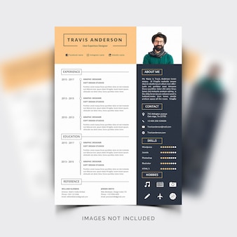 Modern resume template