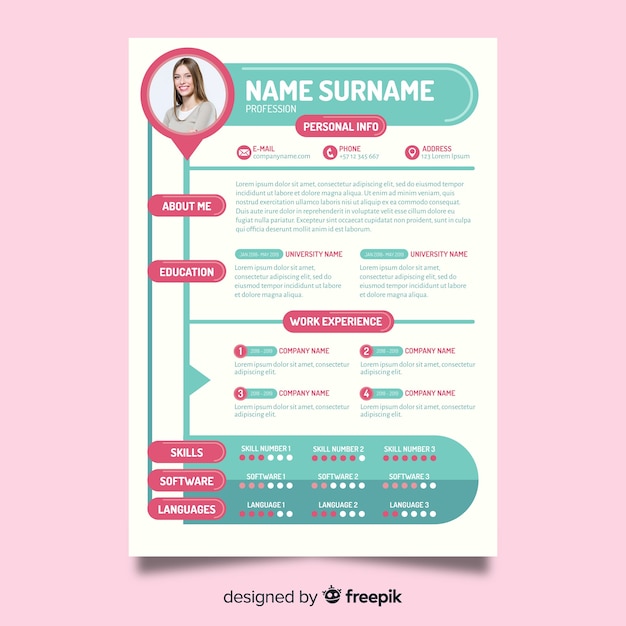 Modern resume template