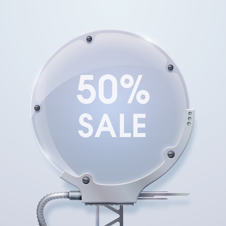 मुफ़्त वेक्टर modern round sale banner with words fifteen percent sale on the metal hexagonal plate