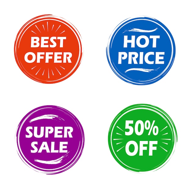 Modern Sale Badges Collection