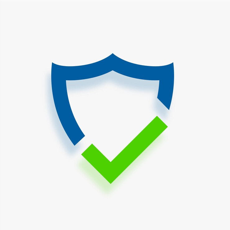 Free Vector modern security logo design to safe your internet privacy