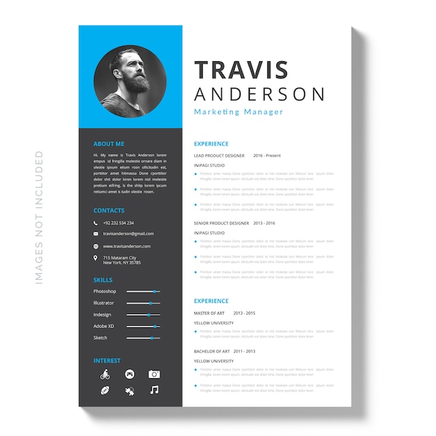 Resume sample Vectors & Illustrations for Free Download Freepik