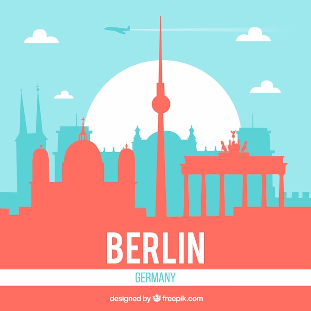 Free Vector Modern Skyline Of Berlin