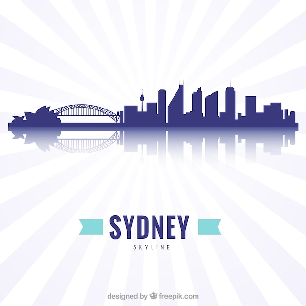 シドニーの近代的なスカイライン