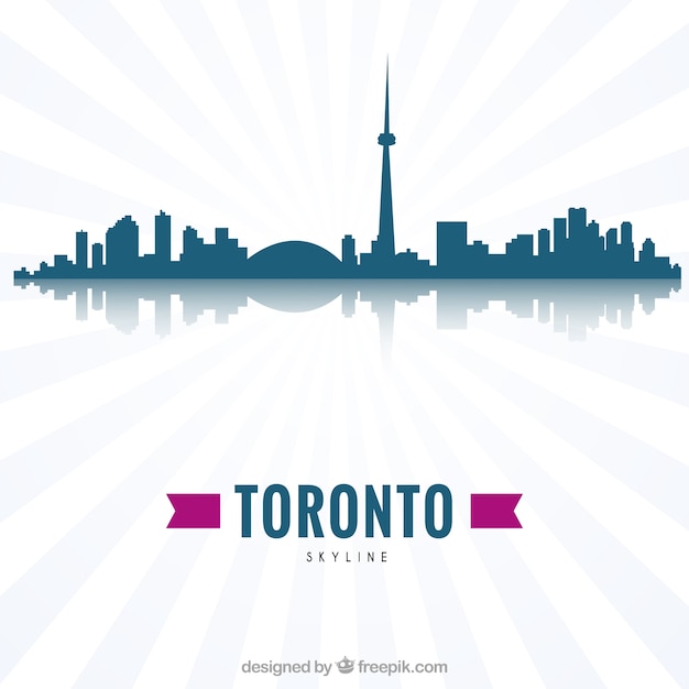 Modern skyline of toronto