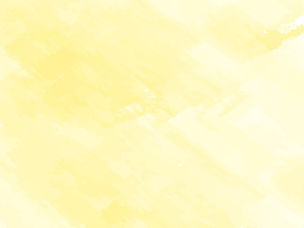 モダンな柔らかい黄色の水彩テクスチャ美しい背景ベクトル