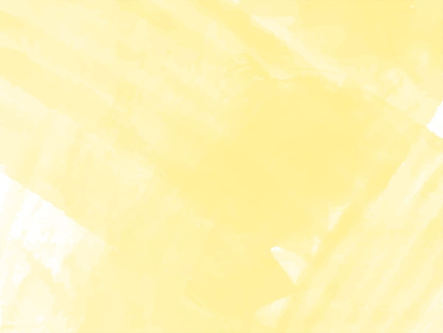 Modern Soft yellow watercolor texture beautiful background