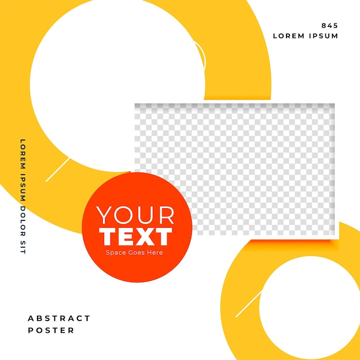 Free Vector modern and sporty web post frame template for social media marketing