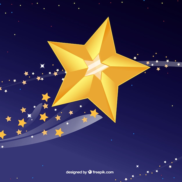 Modern star background design