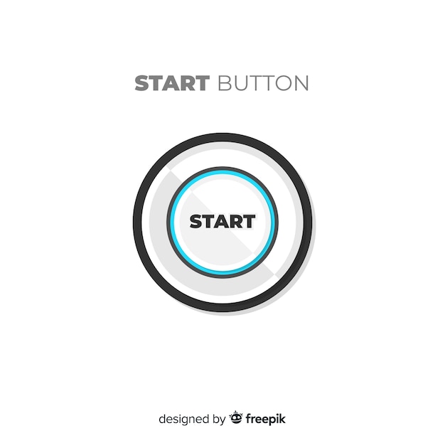 Modern start button