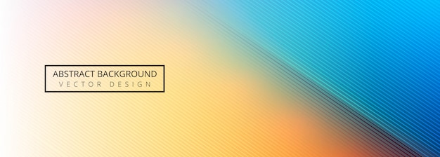 Free vector modern stripes lines colorful banner background