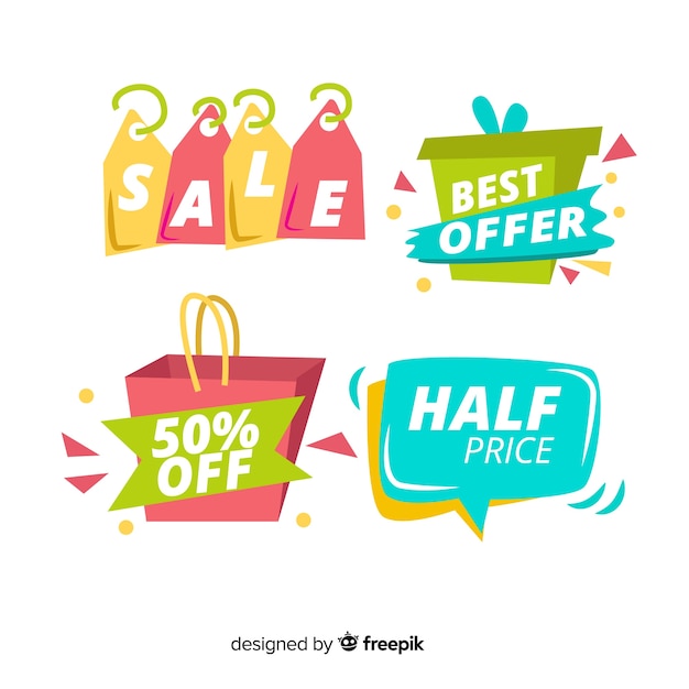 Free vector modern super sale composition