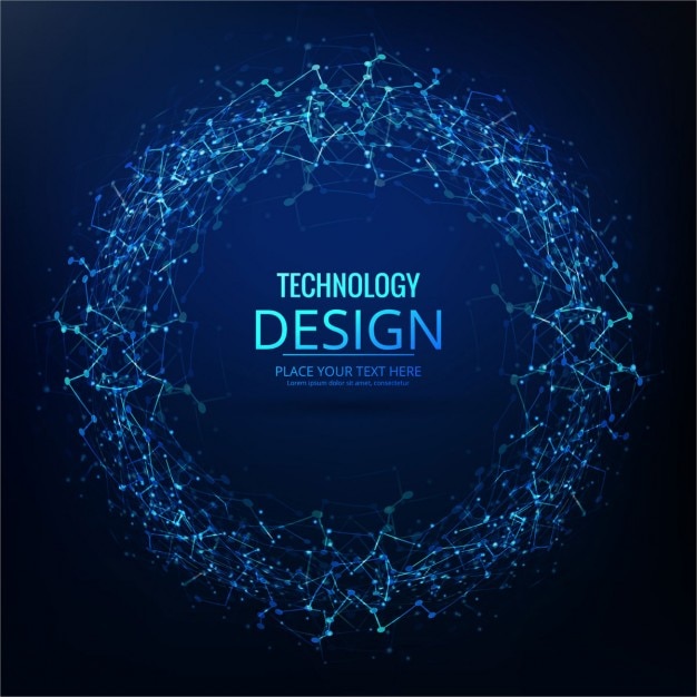 Free vector modern technology background