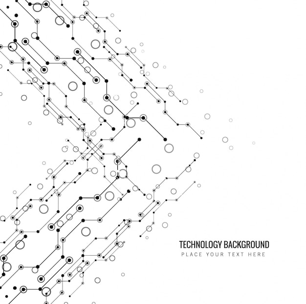 無料ベクター 現代の科学技術の背景