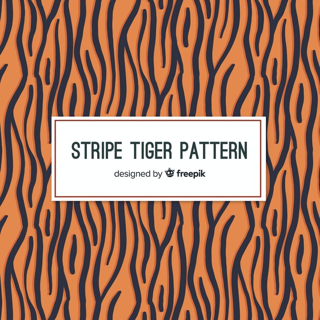 Modern tiger skin pattern