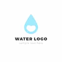 Free vector modern water logo