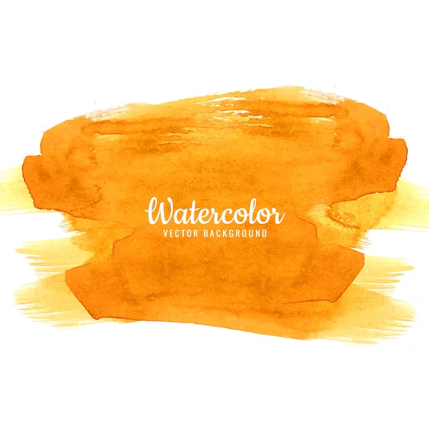 Free vector modern watercolor stroke design background