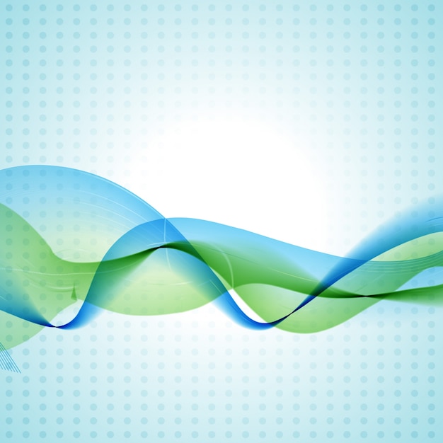 Free vector modern wavy background design