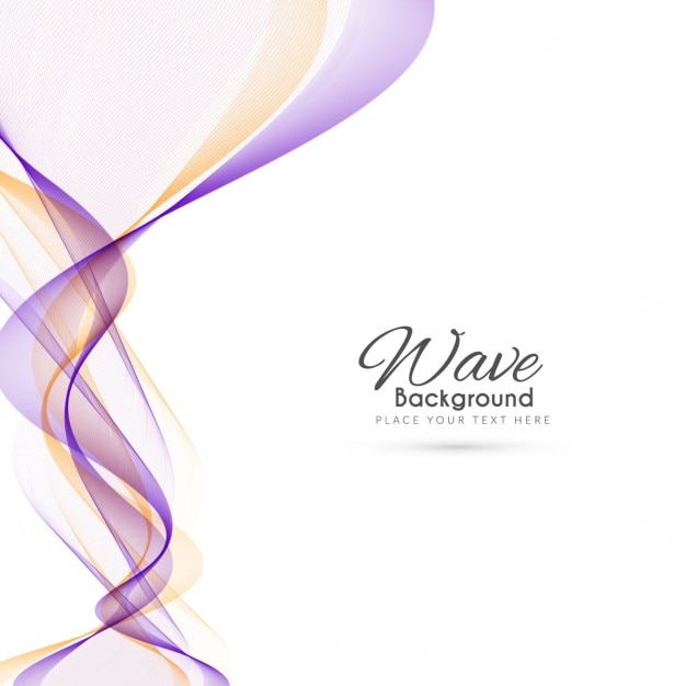 Free vector modern wavy background