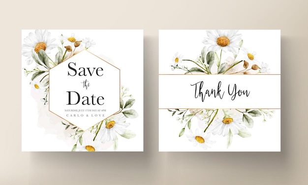 Daisy Wedding Invitations: DIY Ideas and Templates