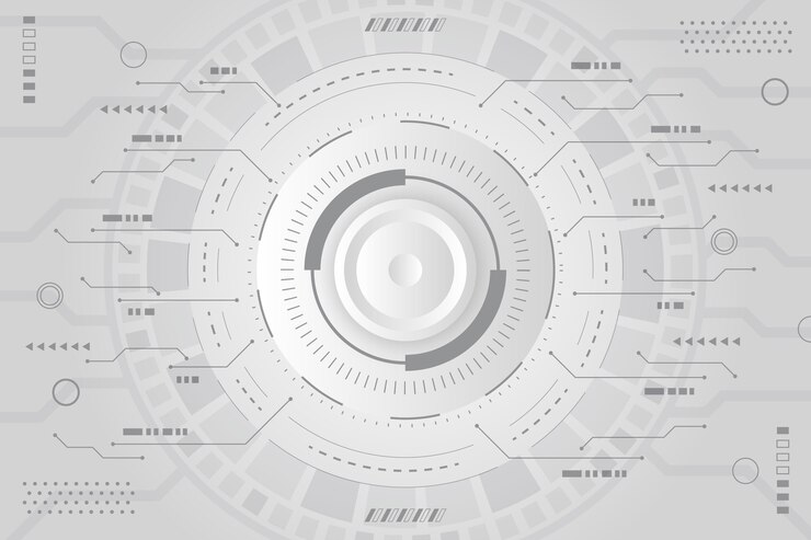 Free Vector modern white technology background