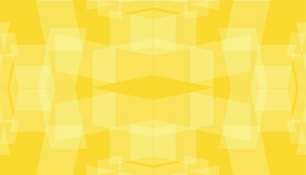 Free vector modern yellow geometric banner