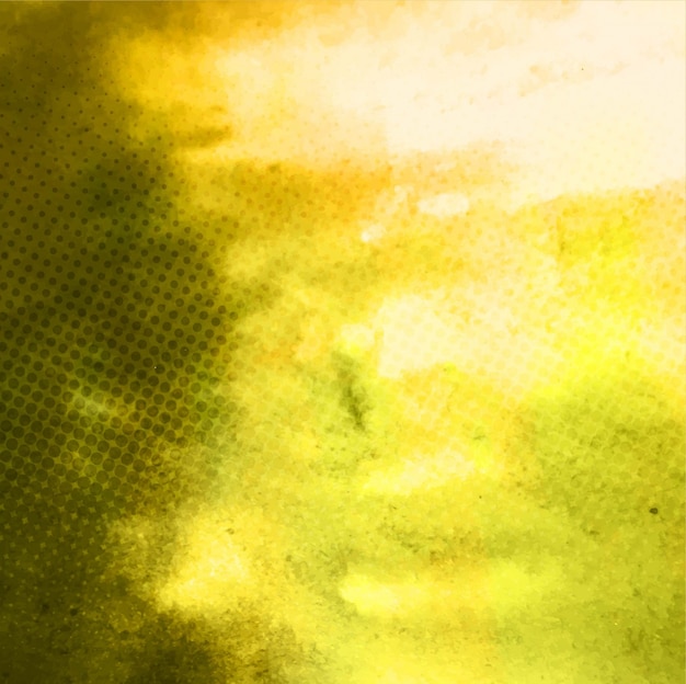 Modern yellow watercolor background