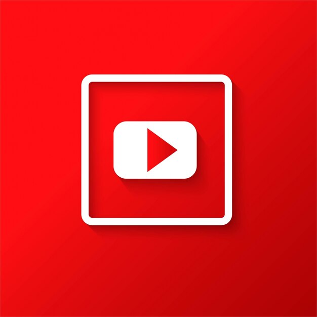 Modern youtube icon