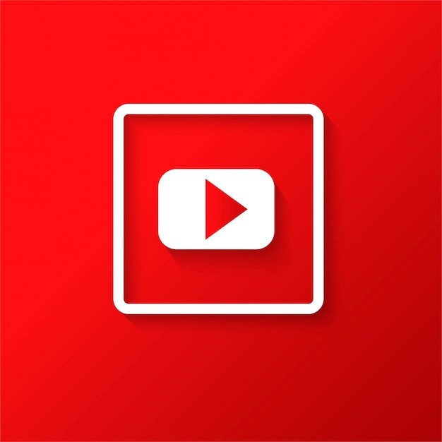 Modern youtube icon