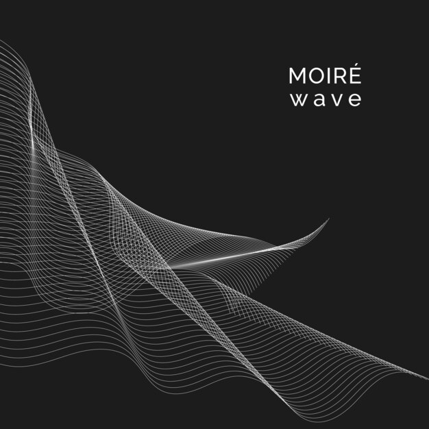 Moiré pattern background