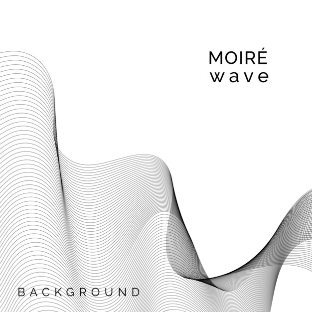 Moiré pattern background