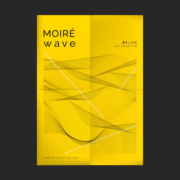 Free vector moiré pattern background