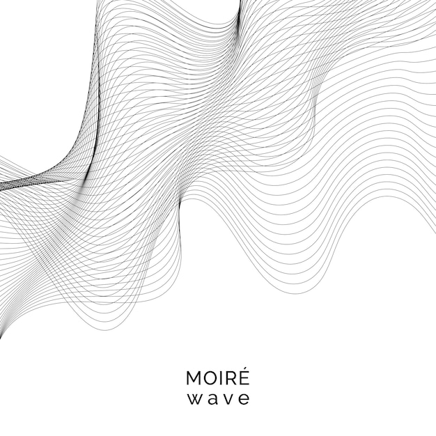 Free vector moiré pattern background