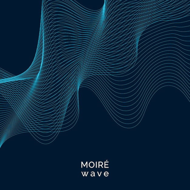 Free vector moiré pattern background