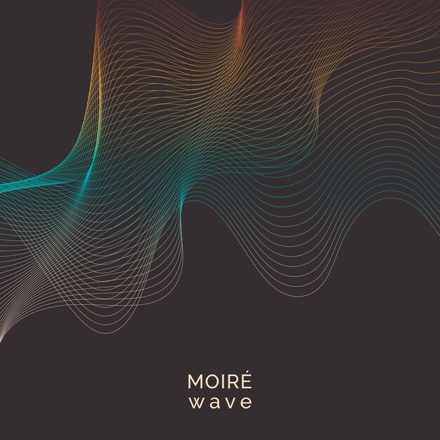 Moiré pattern background