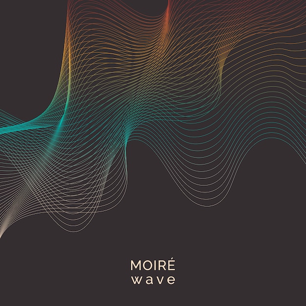 Moiré pattern background