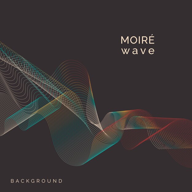 Moiré pattern background