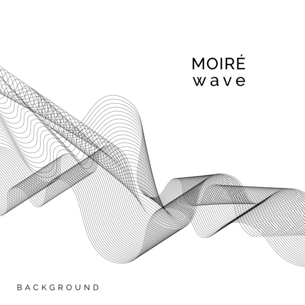 Moiré pattern background