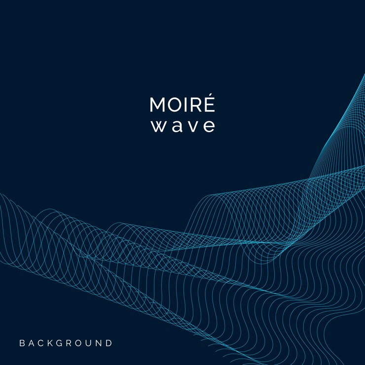 Free Vector moiré pattern background