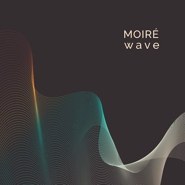 Moiré pattern background