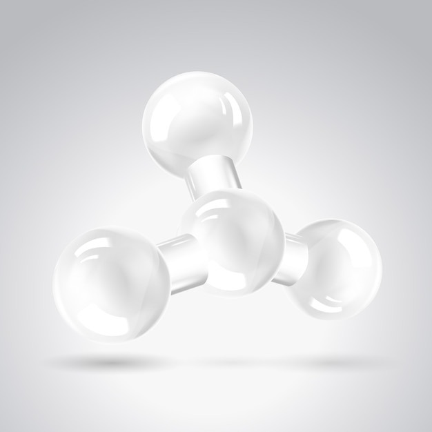 Free vector molecule clipart