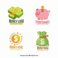 Free vector money logo templates