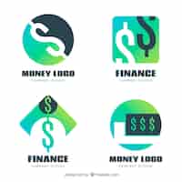 Free vector money logos collection for companies
